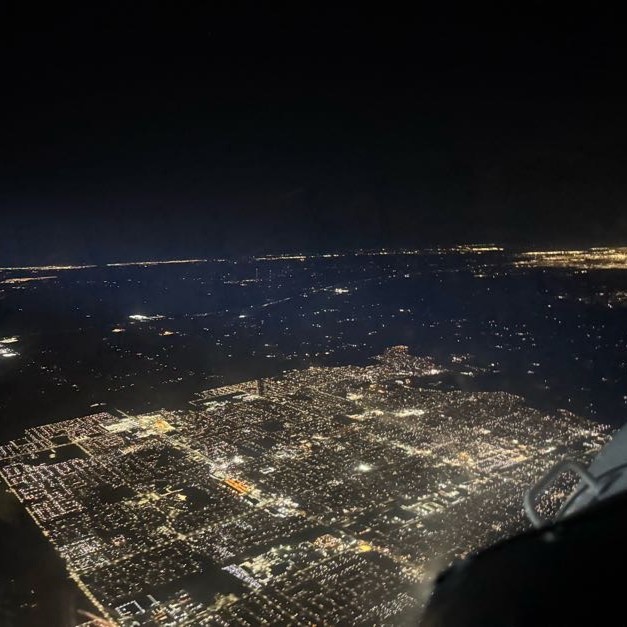 Night Views | West Coast Air Flight Training